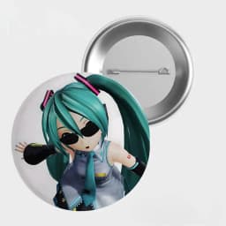 Cute Anime-H-hatsune-MikuS Kawaii Badge Pins For Friend, Backpack, Clothing, Collectible Accessories, Jewelry Gift