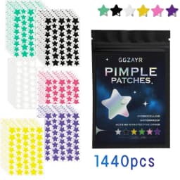480/960/1440pcs Multi-Color Star Hydrocolloid Patches, Gentle Acne & Blemish Stickers, Invisible & Skin-Safe, Travel Ready