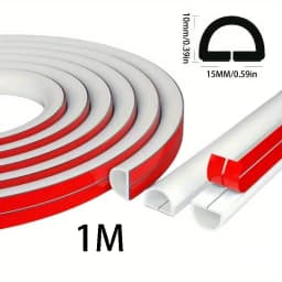 1/4M Flexible Floor Cable Cover, Self-Adhesive Wall Cord Hider, Internet Wire Duct & Cable Management