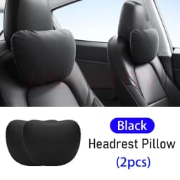 USVOTOV Uniquely Designed Headrest Pillow for Tesla Model 3 Y S X Neck Pillow Soft Car Neck Support Cushion Interior Accessories