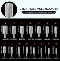 120pcs Rocket Shape Sandwich Dual Nail Form Extension Nail Perfect Shape Builder Gel Sandwich System Nail Manicure Kit