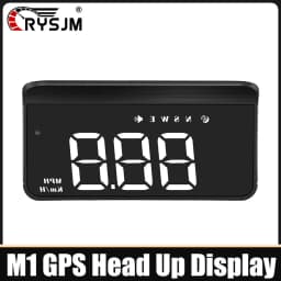 M3 OBD2 HUD / M1 GPS Head Up Display Auto Projection GPS Speedometer Digital Car Accessories Glass Projector Display HUD Alarm