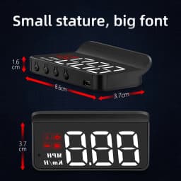 M3 OBD2 HUD / M1 GPS Head Up Display Auto Projection GPS Speedometer Digital Car Accessories Glass Projector Display HUD Alarm
