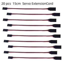10pcs 100mm/150mm/200mm/300mm/500mm RC Servo ExtensionCord Cable Wire Lead JR For Rc Helicopter Rc Drone