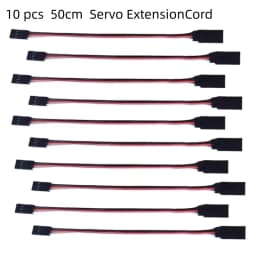 10pcs 100mm/150mm/200mm/300mm/500mm RC Servo ExtensionCord Cable Wire Lead JR For Rc Helicopter Rc Drone