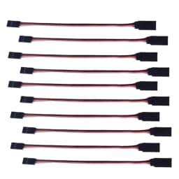 10pcs 100mm/150mm/200mm/300mm/500mm RC Servo ExtensionCord Cable Wire Lead JR For Rc Helicopter Rc Drone