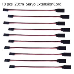 10pcs 100mm/150mm/200mm/300mm/500mm RC Servo ExtensionCord Cable Wire Lead JR For Rc Helicopter Rc Drone