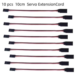 10pcs 100mm/150mm/200mm/300mm/500mm RC Servo ExtensionCord Cable Wire Lead JR For Rc Helicopter Rc Drone