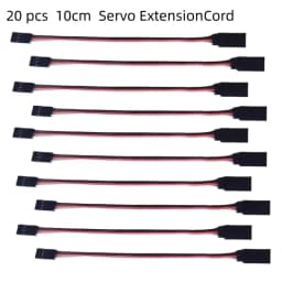 10pcs 100mm/150mm/200mm/300mm/500mm RC Servo ExtensionCord Cable Wire Lead JR For Rc Helicopter Rc Drone