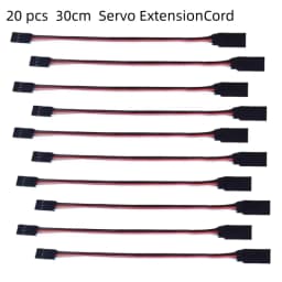 10pcs 100mm/150mm/200mm/300mm/500mm RC Servo ExtensionCord Cable Wire Lead JR For Rc Helicopter Rc Drone