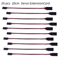 10pcs 100mm/150mm/200mm/300mm/500mm RC Servo ExtensionCord Cable Wire Lead JR For Rc Helicopter Rc Drone