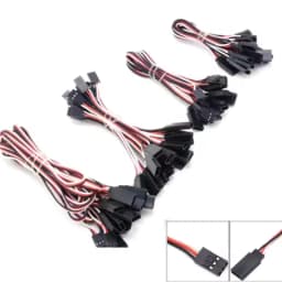 10pcs 100mm/150mm/200mm/300mm/500mm RC Servo ExtensionCord Cable Wire Lead JR For Rc Helicopter Rc Drone
