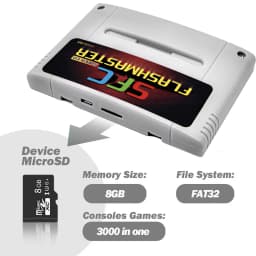 3000 in 1 OS.V12 SFC Game Card For Super Famicom With 8GB TF Card For SNES SFC Video Game Console Game Accessories