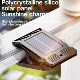 New upgraded intelligent sensing solar clip lamp outdoor courtyard lamp garden lighting solar wall lamp