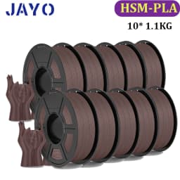 JAYO High Speed Matte PLA 10Rolls HSMPLA Multiple Colors Mixed Filament 175mm Non-toxic Bubble Free Suitable for 3D Printing
