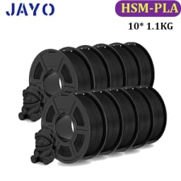 JAYO High Speed Matte PLA 10Rolls HSMPLA Multiple Colors Mixed Filament 175mm Non-toxic Bubble Free Suitable for 3D Printing