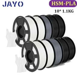 JAYO High Speed Matte PLA 10Rolls HSMPLA Multiple Colors Mixed Filament 175mm Non-toxic Bubble Free Suitable for 3D Printing