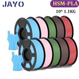 JAYO High Speed Matte PLA 10Rolls HSMPLA Multiple Colors Mixed Filament 175mm Non-toxic Bubble Free Suitable for 3D Printing