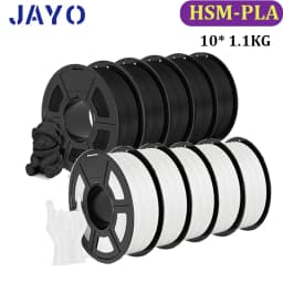 JAYO High Speed Matte PLA 10Rolls HSMPLA Multiple Colors Mixed Filament 175mm Non-toxic Bubble Free Suitable for 3D Printing