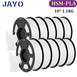JAYO High Speed Matte PLA 10Rolls HSMPLA Multiple Colors Mixed Filament 175mm Non-toxic Bubble Free Suitable for 3D Printing