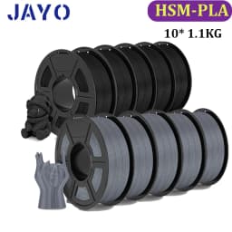 JAYO High Speed Matte PLA 10Rolls HSMPLA Multiple Colors Mixed Filament 175mm Non-toxic Bubble Free Suitable for 3D Printing