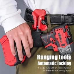 Self-locking Drill Holder Belt Clip Quick Release High-hardness Quick-hook Tool Holder Portable Tool Organizer