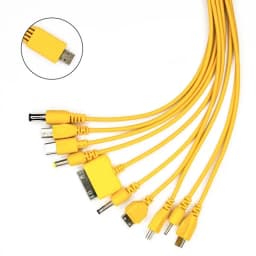 NNBILI 10 in 1 Universal Multi-Function USB Phone Charging Cable Multi-head Charging Cord For Samsung Nokia Phone Charger Cable
