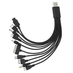 NNBILI 10 in 1 Universal Multi-Function USB Phone Charging Cable Multi-head Charging Cord For Samsung Nokia Phone Charger Cable