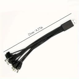 NNBILI 10 in 1 Universal Multi-Function USB Phone Charging Cable Multi-head Charging Cord For Samsung Nokia Phone Charger Cable