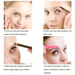 Wholesale 5/10/30/40pcs Razor for Trimmer and Women Eyebrow and Men Shaver with Hair Razor and Face Protective Cover, Safe Rap