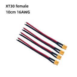 4pcs XT60 Battery Male Female Connector Plug - 10cm 14AWG Silicone Wire Cable for RC Airplane Lipo Battery ESC FPV Drone Expand