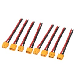 4pcs XT60 Battery Male Female Connector Plug - 10cm 14AWG Silicone Wire Cable for RC Airplane Lipo Battery ESC FPV Drone Expand