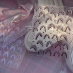 1pcs 5D Black White Lace Striped Nail Art Stickers Luxury Crystal Diamond Nail Stickers Pearl Autumn Winter Nails Decals DIY