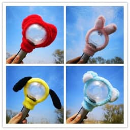 BT21 Support Lamp Protective Cover Dustproof and Fall Proof Cute Cartoon Design Exclusive for Fans Decorate Kpop Boys Lightstick
