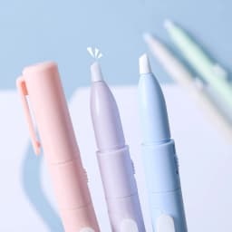 2 in 1 Mini Dual Head Scissors Pen Style Design Safety Retractable Craft Scissors Stationery Tool for Scrapbooking DIY