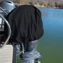 New 15-150HP Full Outboard Engine Cover Anti-scratch Sun Protection Motor Engine Boat Cover 210D Oxford Cloth Waterproof Cover