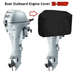 New 15-150HP Full Outboard Engine Cover Anti-scratch Sun Protection Motor Engine Boat Cover 210D Oxford Cloth Waterproof Cover