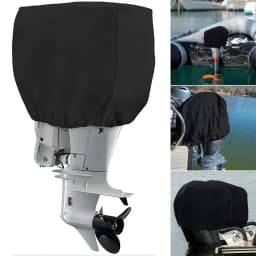 New 15-150HP Full Outboard Engine Cover Anti-scratch Sun Protection Motor Engine Boat Cover 210D Oxford Cloth Waterproof Cover