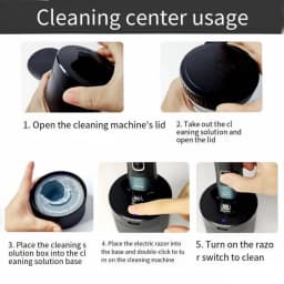 Replacement Quick Cleaning Pod Compatible with Philips 2nd Series 7000 S9000 S5000 Angular polygon Shavers,for Philips Cleaning