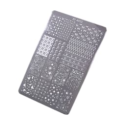 Manicure Nail Art Stamping Plate Stainless Steel Template DIY Manicure Tool with Creative Patterns