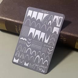 Manicure Nail Art Stamping Plate Stainless Steel Template DIY Manicure Tool with Creative Patterns