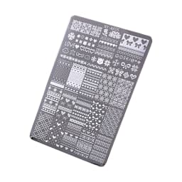Manicure Nail Art Stamping Plate Stainless Steel Template DIY Manicure Tool with Creative Patterns