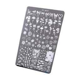 Manicure Nail Art Stamping Plate Stainless Steel Template DIY Manicure Tool with Creative Patterns