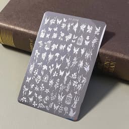 Manicure Nail Art Stamping Plate Stainless Steel Template DIY Manicure Tool with Creative Patterns