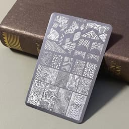 Manicure Nail Art Stamping Plate Stainless Steel Template DIY Manicure Tool with Creative Patterns