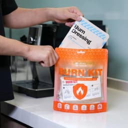 RHINO RESCUE 10x10cm Hydrogel Burn Dressing Cooling Gel Pad Soothing Wound Care IFAK Kit Emergency Outdoor Camping Safety Prep