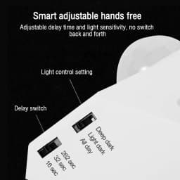 AC85-265V LED Automatic Human Body Infrared IR Sensor Lamp Holder LED Bulb Light E27 Base Wall Lamp Holder