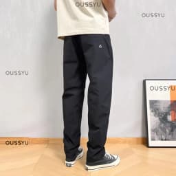Autumn Cargo Pants Men Casual Tapered Trousers with Zipper Pockets Quick Dry Streetwear Pants for Outdoor Work Daily Wear S-3XL