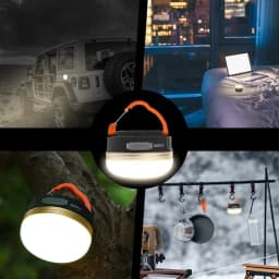 High Power Camping Lantern Tents Lamp 1200mah USB Rechargeable Portable Camping Lights Outdoor Hiking Night Hanging Lamp
