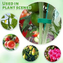 10M Reusable Nylon Plant Ties Green Garden Plant Bandage Cable Ties Self Adhesive Plant Fastener Tape for Plants Garden Home